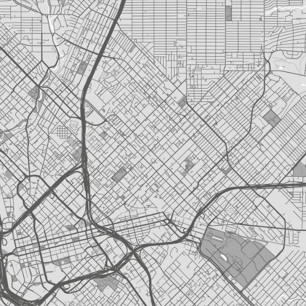 East Dallas, Texas Estate ADU Service Area Map