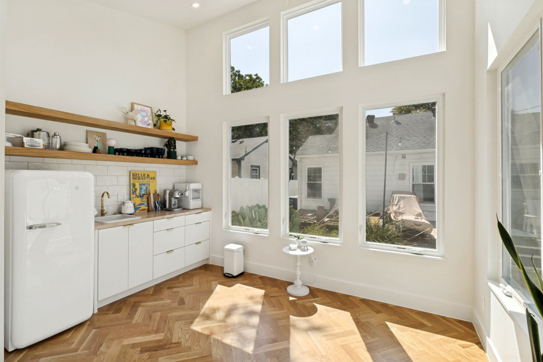 san fernando adu kitchenette herringbone floor
